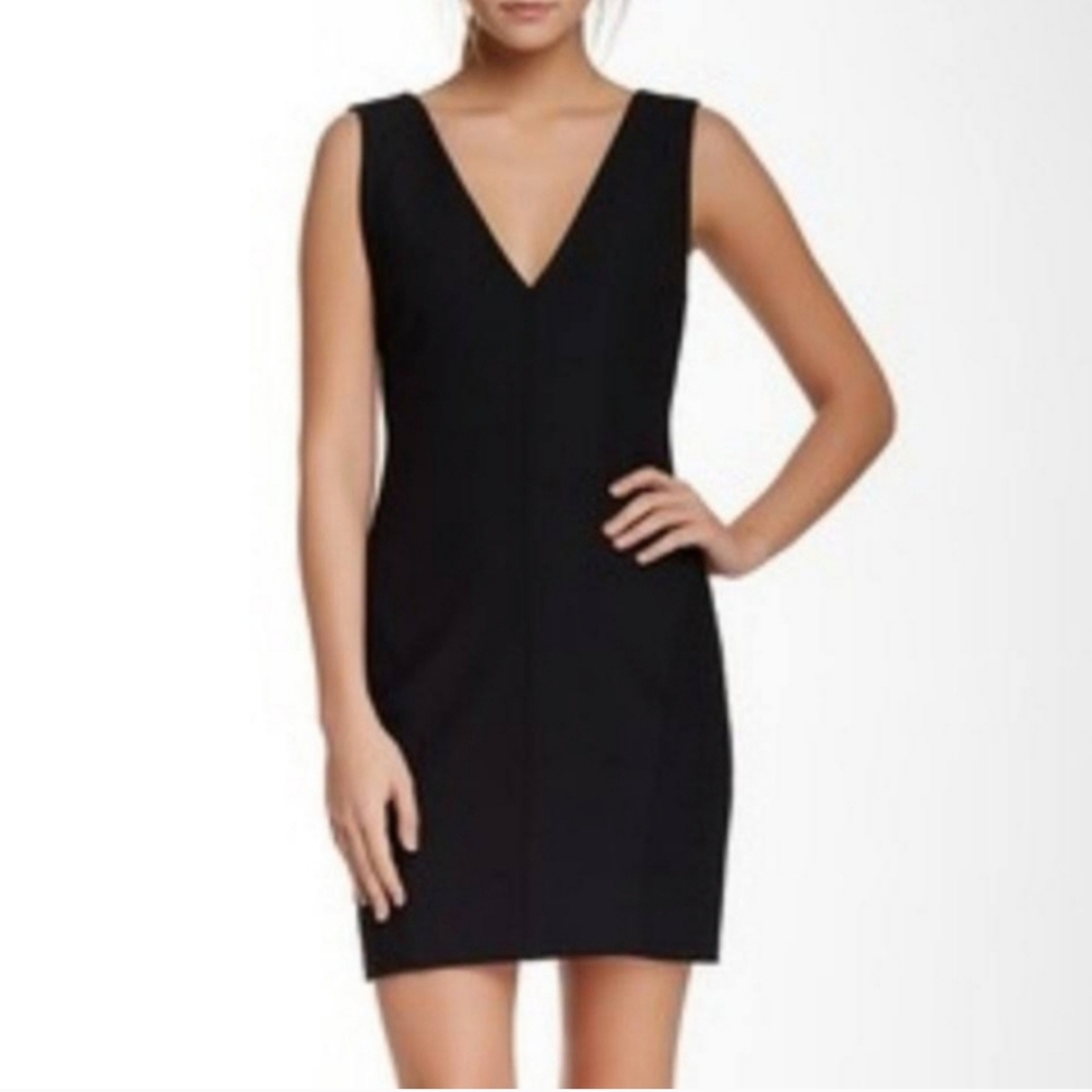 NWT $590 Elizabeth and James Black Demi Dress Wedding New Years Ball Drop Size 2
